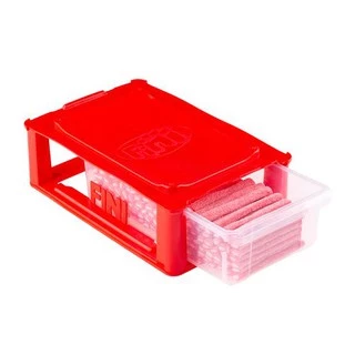 Fini Balas Tubes Finibox 1kg Morango Cítrico Azedinho