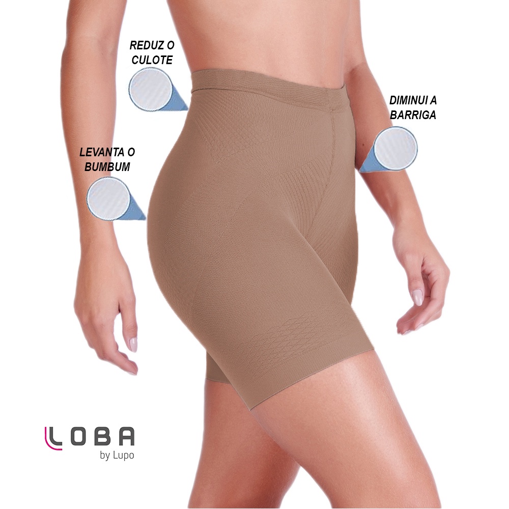 Cinta Shorts Modelador Slim Lupo 5694. Ideal Modelar- Le Lingerie