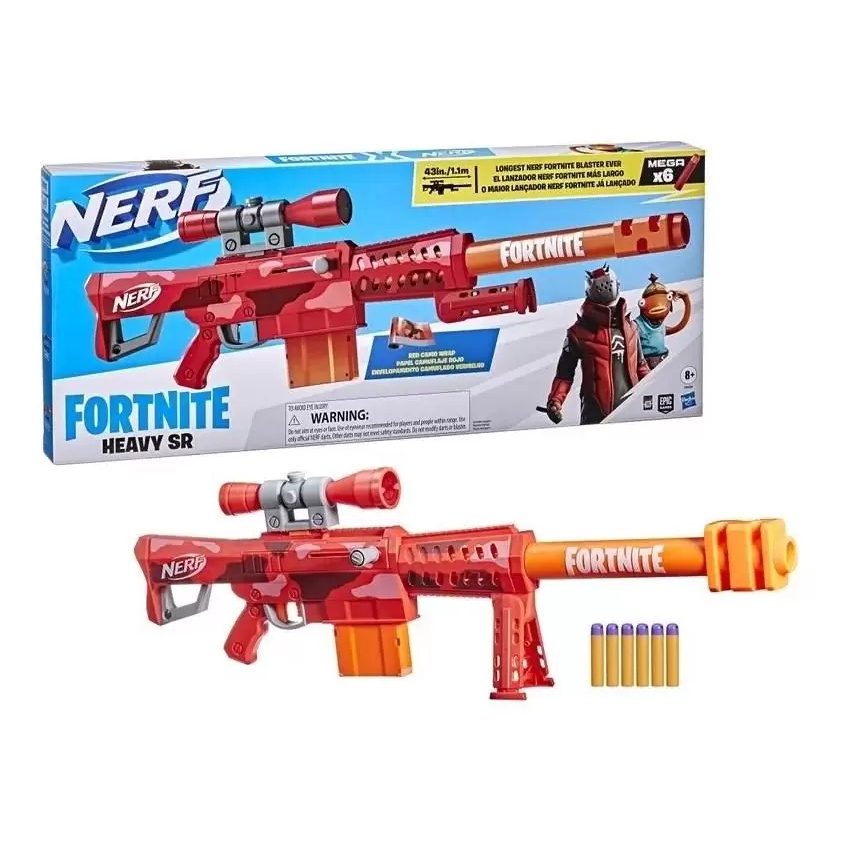 Lanca Dardos Nerf Fortnite Sp-l E7063 Hasbro, Amarelo