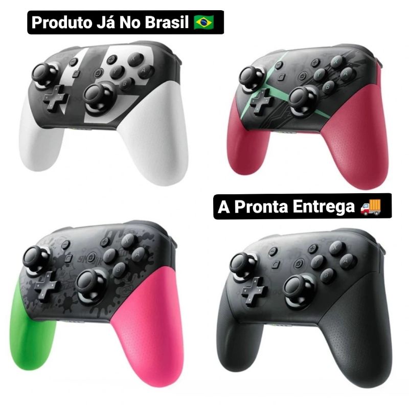 Jogo Barato on X: [Shopee] Nintendo Switch Pro Controller 1️⃣ Resgate o  cupom de R$ 50 e FG 👉  2️⃣ Compre o controle 👉   • R$ 308,99 no pix ou