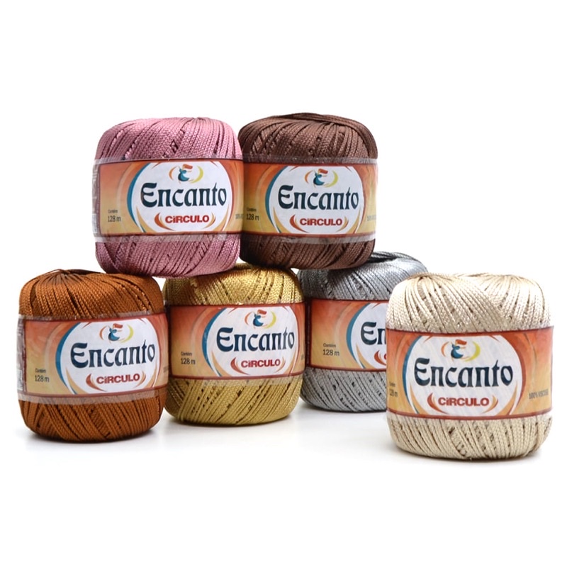 LINHA ENCANTO DE CROCHE DA CIRCULO | Shopee Brasil