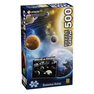 Quebra-cabeça Sistema Solar 500 Peças 03727 - Grow