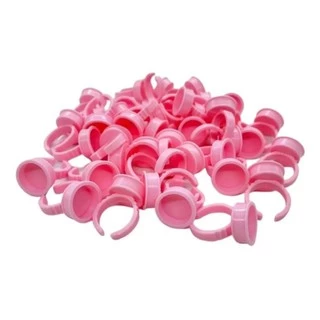 Anel Batoque Descartável Rosa Pequeno 100uni em Oferta na Shopee