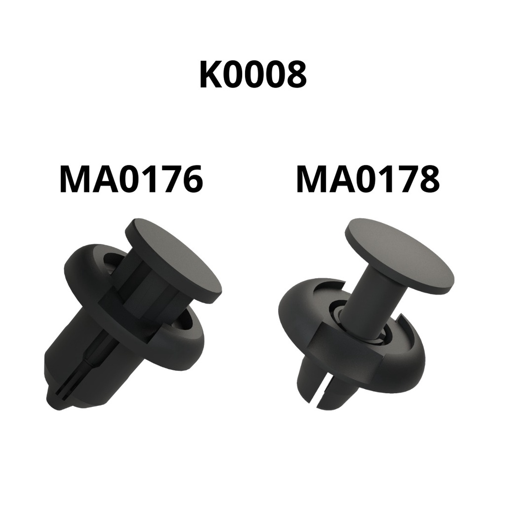 20 Presilha Grampo Bucha Parachoque Parabarro Honda Fit 2007