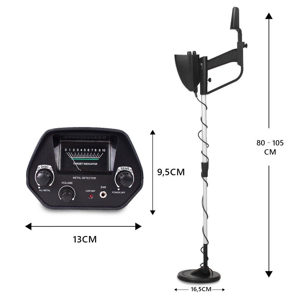 Imagem do produto Detector De Metais Tianxun MD-4030 Prata Ouro Cobre 6