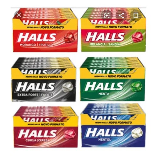Display Drops Halls 21 Unidades | Shopee Brasil