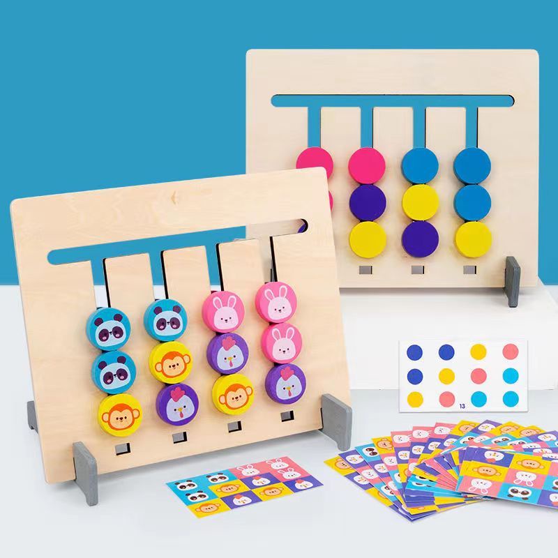 Brinquedos Montessori De Lógica Infantil