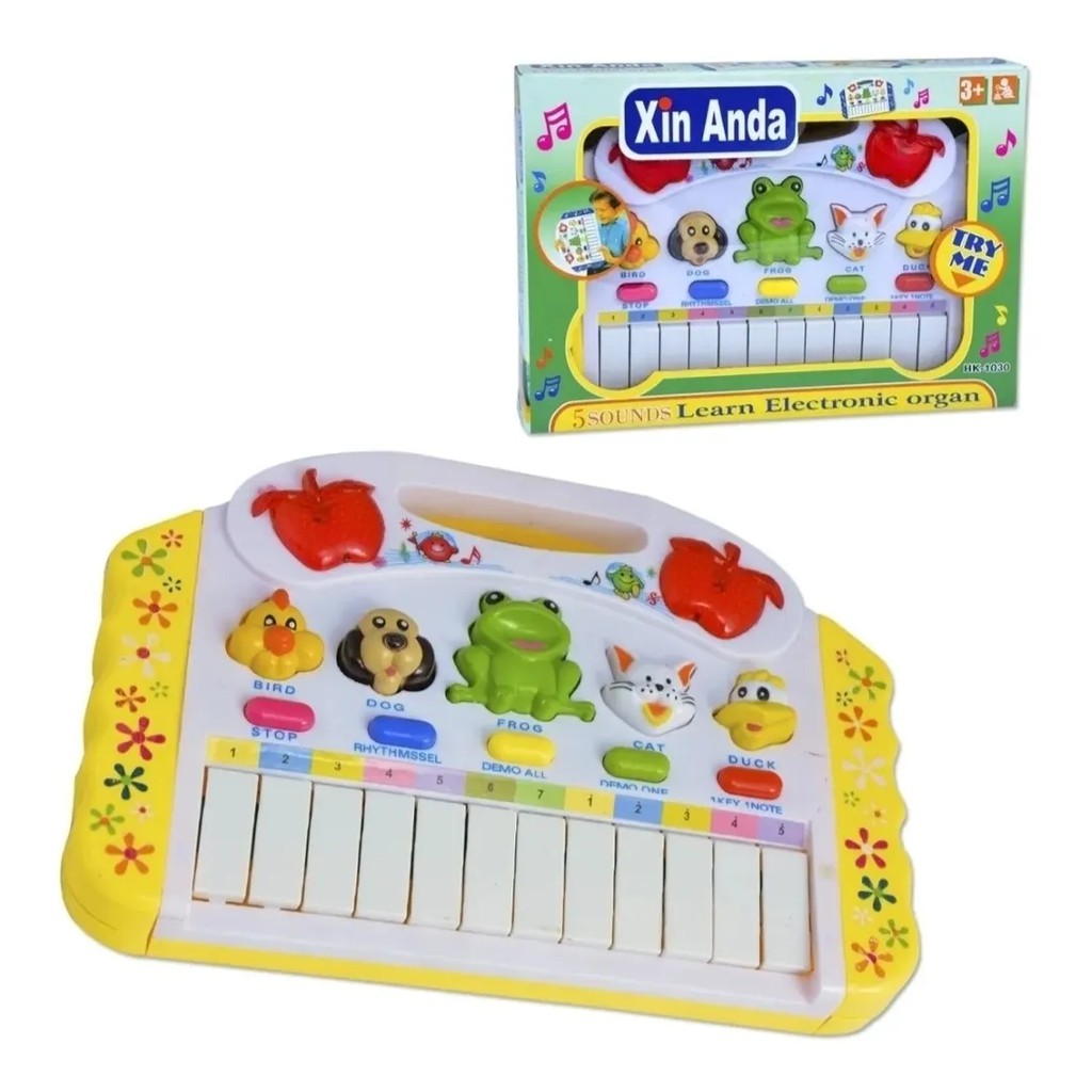 Chusui 37 teclas Piano Eletrônico Infantil com Mini Microfone Predefinido  10 Demos Suporta Gravação de Fone de Ouvido/Aux in Jack Portátil  Multifuncional Teclado Infantil Brinquedo Musical Presentes :  : Brinquedos e Jogos