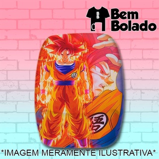 Mousepad Dragon Ball Anime Desenho Goku Gohan Super Saiyajin Esferas do  Dragão personalizado com apoio