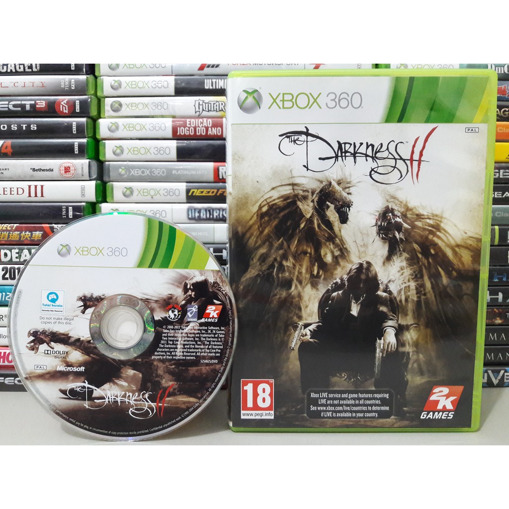 Jogos Xbox 360 transferência de Licença Mídia Digital - THE DARKNESS 2 +  JOGOS BRINDES