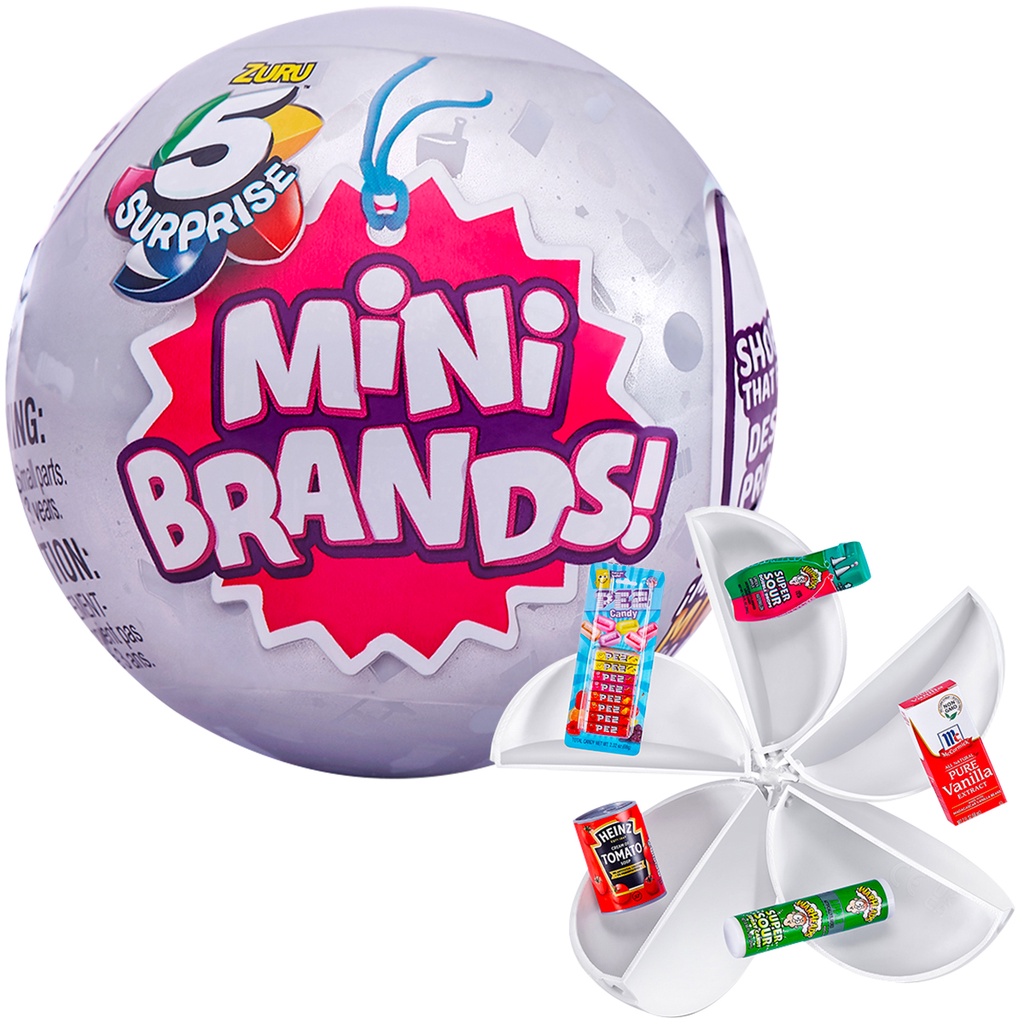 Zuru 5 Surprise Bolinha Surpresa Mini Brands Xalingo Brinquedos - ORIGINAL