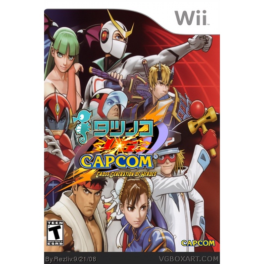 タツノコ VS. CAPCOM CROSS GENERATION OF HER… Tatsunoko vs. Capcom: Cross Generation of Heroes - wii | Shopee Brasil