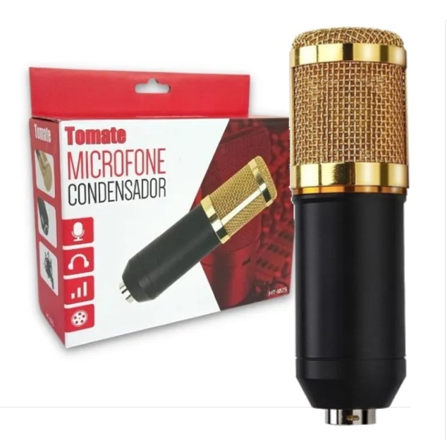 Microfone Condensador MT-1025 - Tomate