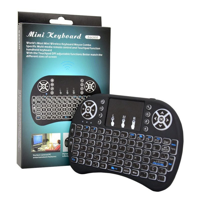 Mini teclado best sale smart tv