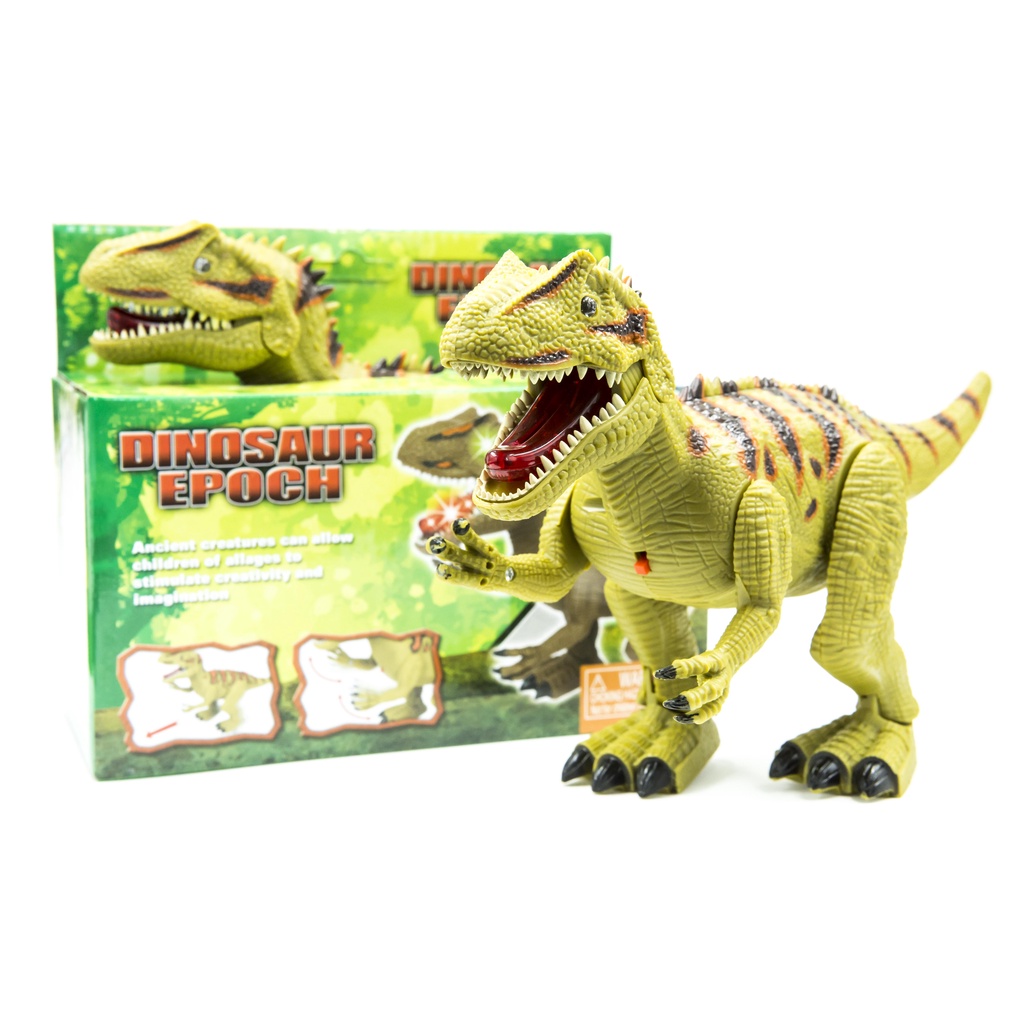 Dinossauro Rex Grande T-rex Ataca Come E Faz Cocô 35cm - Divertoys