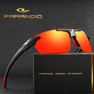 PARANOID Design Da Marca Óculos De Sol Homens Polarizados Espelho Quadrado Vintage De Luxo