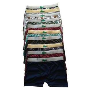 Kit 10 Cuecas Boxer Box Microfibra Estampadas/Lisas