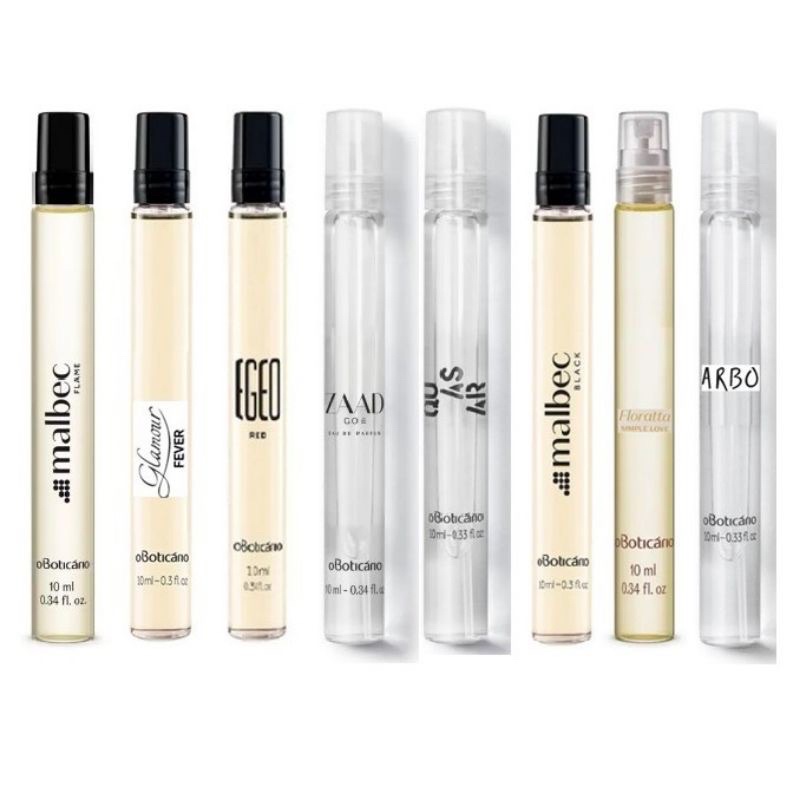Perfume de bolsa o Boticário 10ml várias fragrâncias