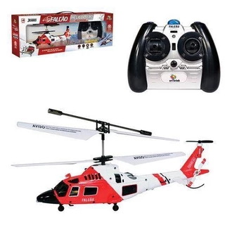 Helicóptero Com Controle Remoto Falcão 3 Canais - Art Brink