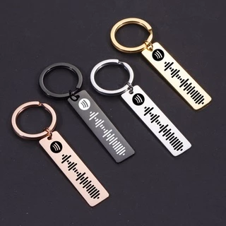 Chaveiro Personalizado Spotify Code Keychain Dia Dos Pais De Carro Para Homens Namorados Presente Namorado Aniversário em Oferta na Shopee