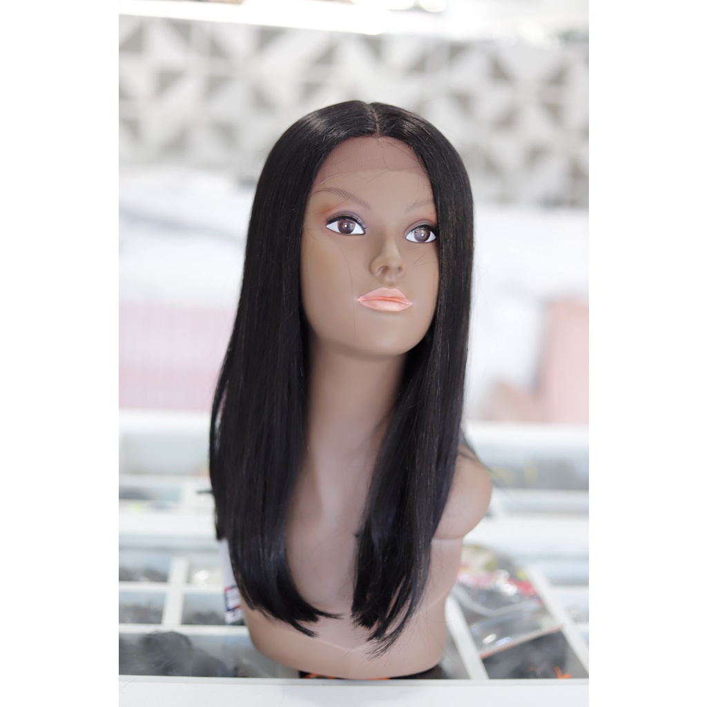 Peruca Lace front wig chanel Dominick Sleek - repartição central Long Bob  wig lace, lace front, front lace - várias cores