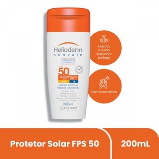 Helioderm Suncare Protetor Solar Corporal FPS 50 com 200ml