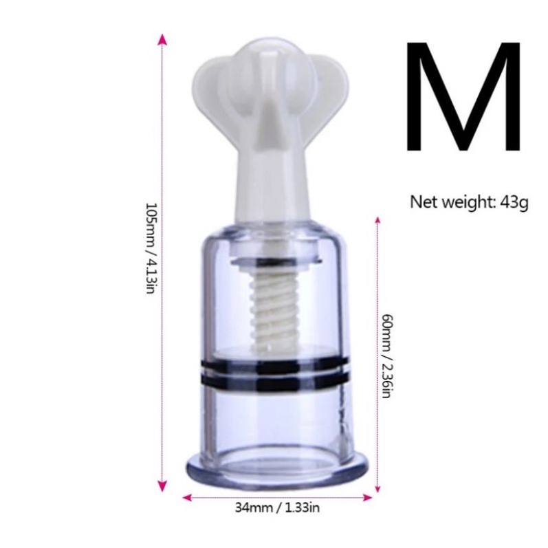 Bomba Dilatadora Aumento Grelho Clitóris Bico Seios 1 M