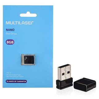 Pen Drive 8gb Nano Multilaser PD053
