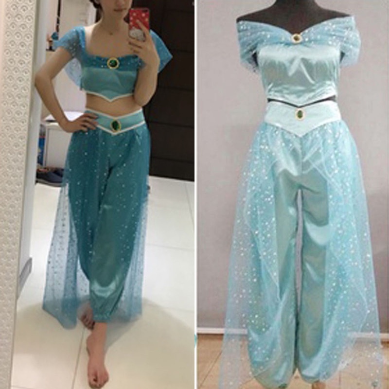 Roupa da jasmine cheap do aladdin