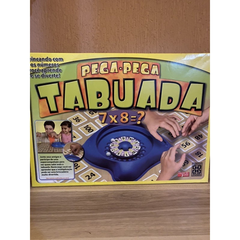 Jogo Pega-Pega Tabuada - Grow