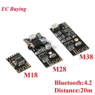 Módulo De Placa Receptor De Áudio Sem Fio BLE MH-MX8 M18 M28 M38 BLT 20M 4.2 MP3 Kit DIY Eletrônico Decodificador Perda Estéreo