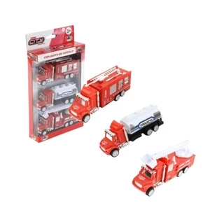 Carrinhos De Bombeiros Em Miniaturas Com Caminhão De Escada em Oferta na Shopee
