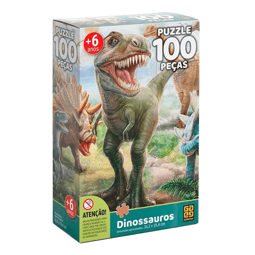 Puzzle 750 peças Panorama Ilha dos Dinossauros - Loja Grow