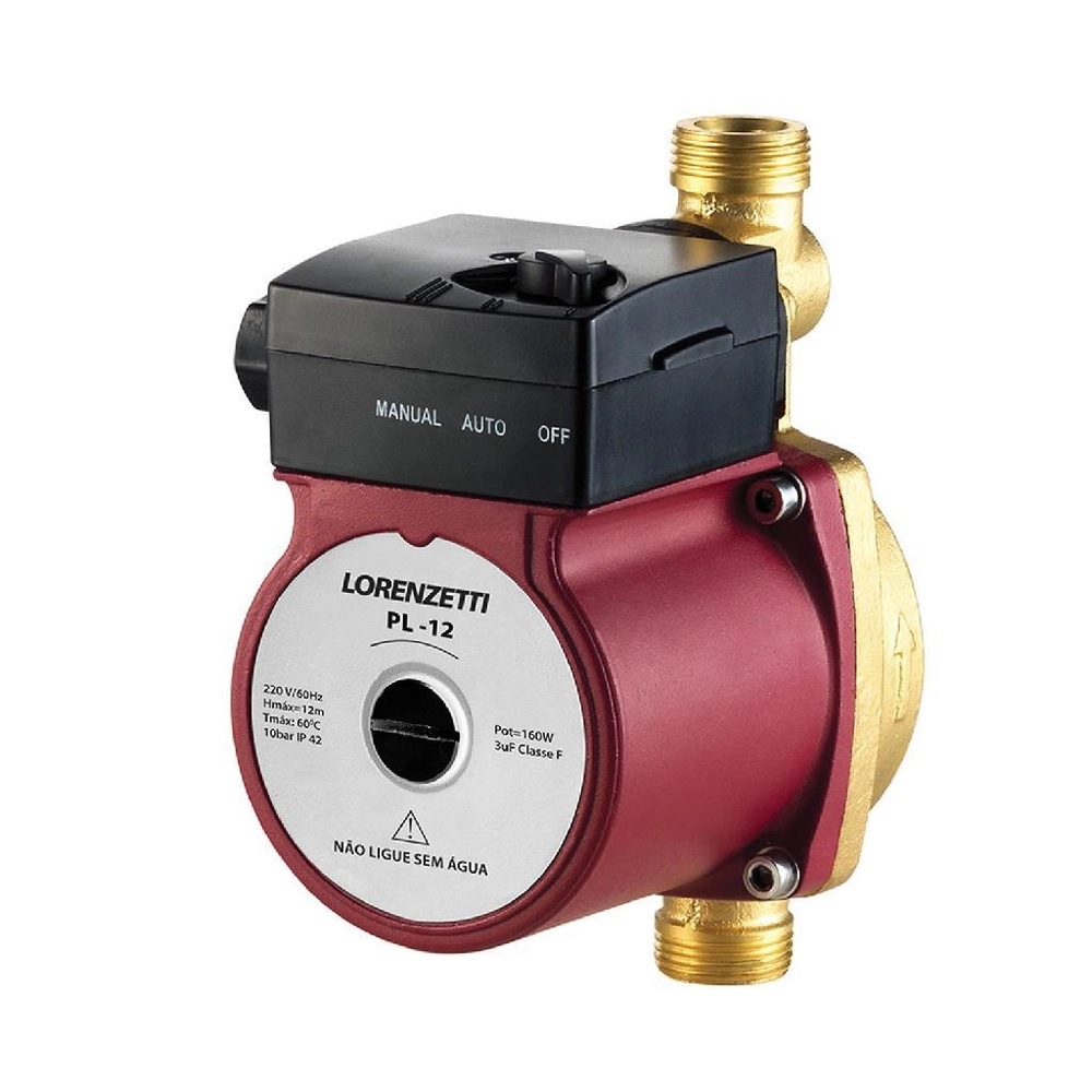 Pressurizador Lorenzetti - PL12 - 127V | 7541020 - 12 MCA