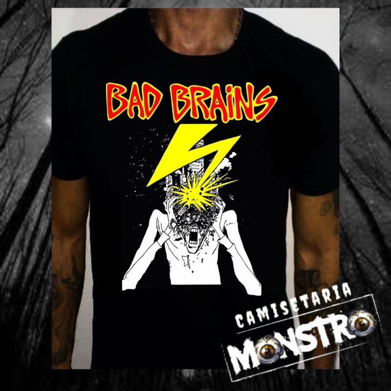 camiseta BAD BRAINS | Shopee Brasil