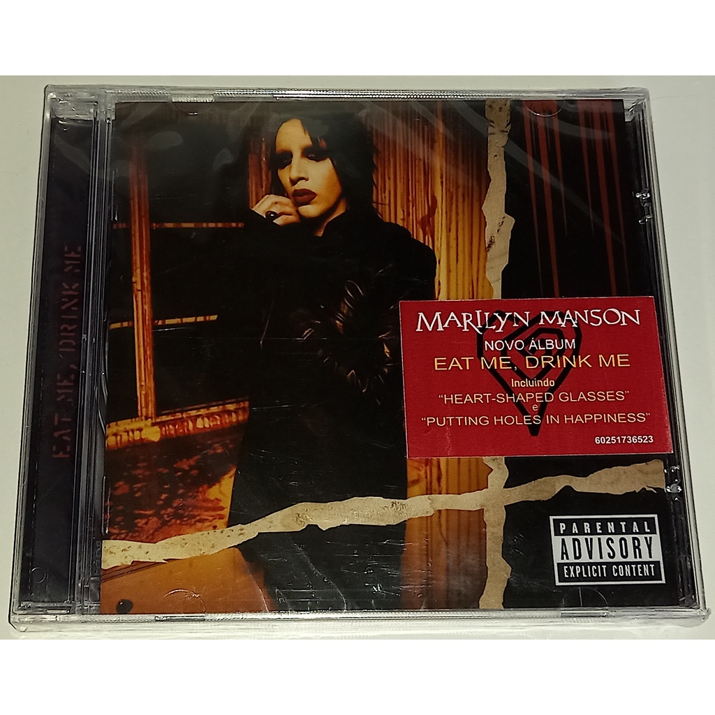 Cd Marilyn Manson Eat Me Drink Me (lacrado) Shopee Brasil