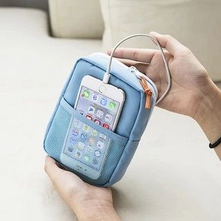 Mini Bolsa De Viagem Digital De Armazenamento De Dados De Moedas Carregamento De Cabos Para Telefone Celular Tesouro U Disco Fone De Ouvido TF SD Cartões