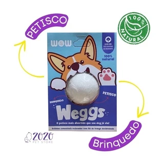 Petisco Natural Para Cães Weggs Sabor Frango WOW Pet Food – 1 Unidade