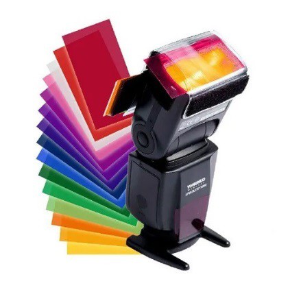 E-PhotoPRO Set Of 20 Professional Colour Speedlite Gels With Pouch-EPHK153 - Foto 2