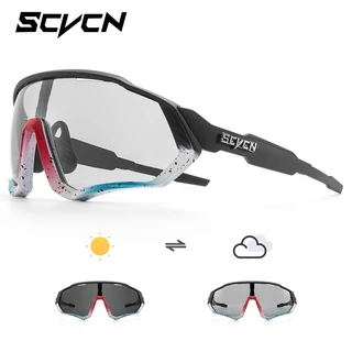 Óculos de sol fotocrômicos para ciclismo esportivo unissex para mountain bike 1 lente