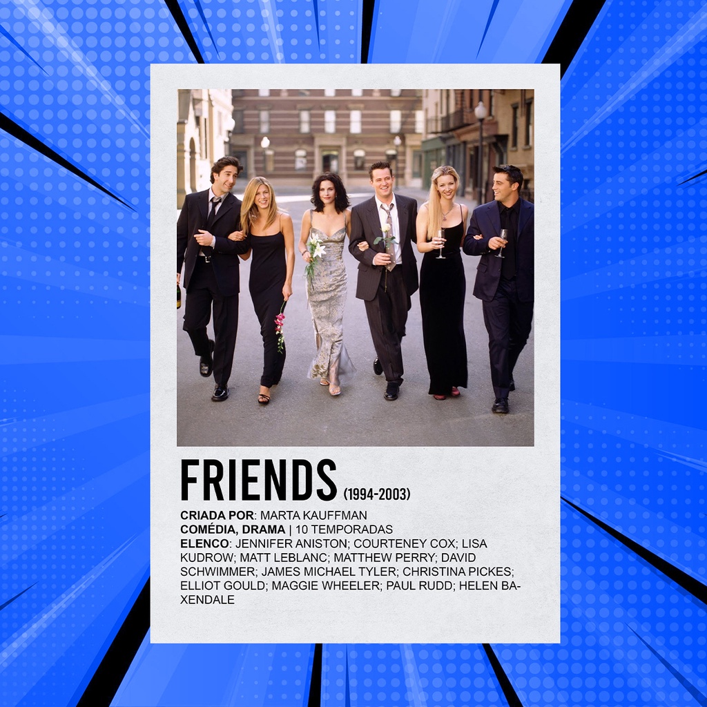 Pôster Série - Friends | Shopee Brasil