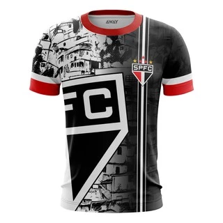 Camisa Camiseta São PauloTorcida Favela Tricolor Paulista