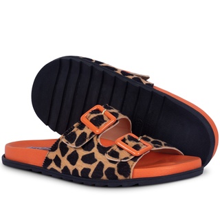 Sandália Birken Papete Fivela Colorida Confort Macia A9.05 G