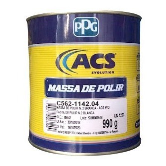 Kit Com 12 Massa De Polir Coral Acs Ppg N° 2 990g Autocolor | Shopee Brasil