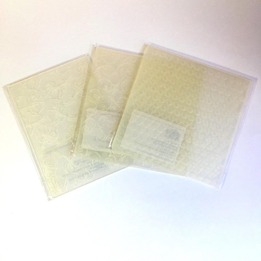Placa para relevo - Placa de emboss - Embossing Folder - Scrapbook ...
