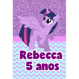 Adesivo 4,8x8,6cm Personalizado My Little Pony 20 unidades