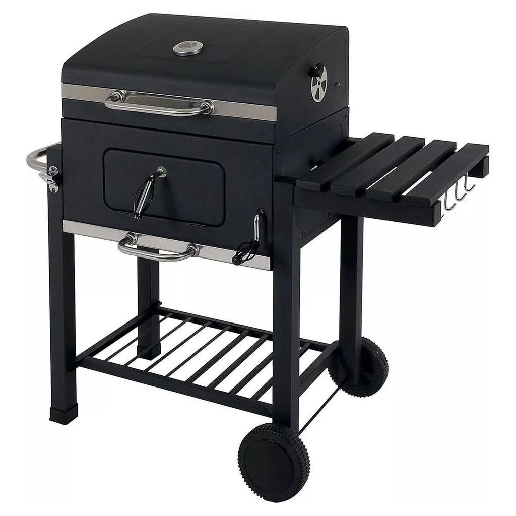 Churrasqueira Americana Bafo Carvão Móvel Articulada - Itapuama