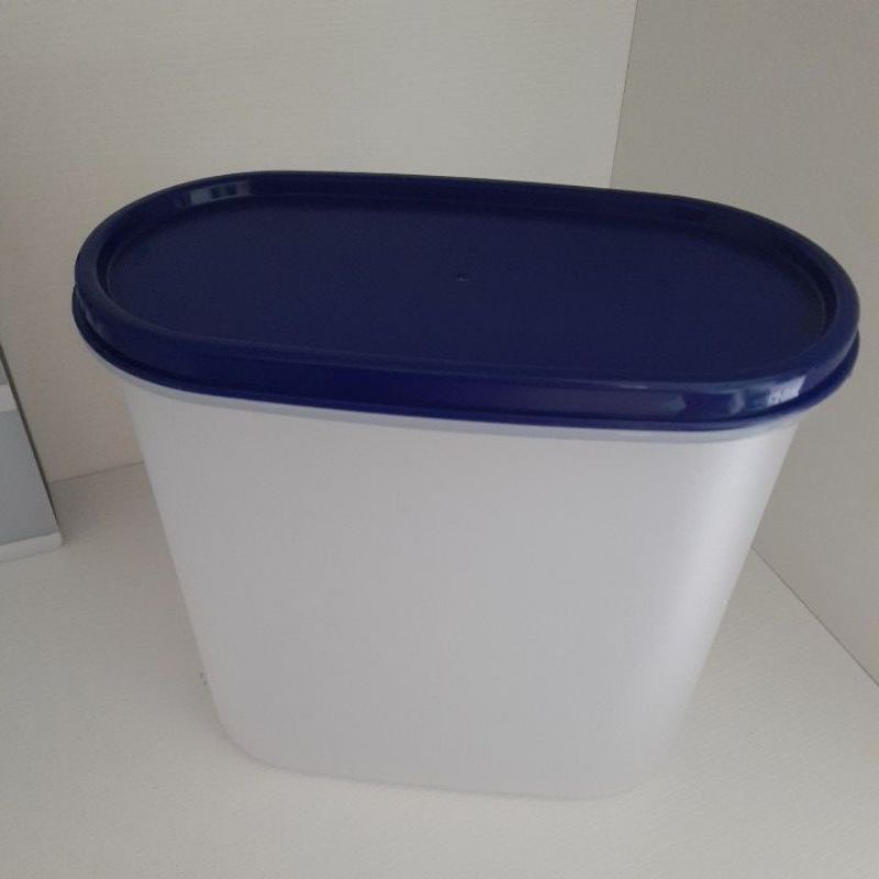 Tupperware Modular Oval 3 Azul 1,7 litros | Shopee Brasil