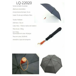 Guarda-Chuva REFORÇADO COM 2 FORROS.