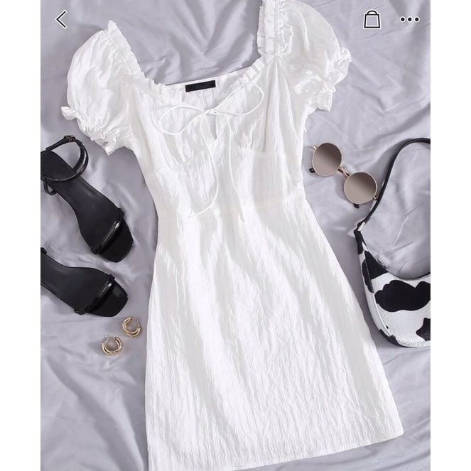 vestido branco shein